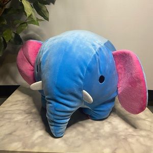 Brand New With Tags Mochipuni Mochi Elephant 15” Plush Round 1